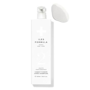 ILES FORMULA Hair Conditioner – Weightless, No Residue, Stops Breakage & Split Ends w/Tucuma Butter, Pracaxi Seed & Vitamins – Transforms Damaged Hair to Lustrous Texture, 34 Fl Oz (1L)