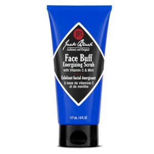 Jack Black Face Buff Energizing Scrub – Mens Face Wash & Pre Shave Scrub, Face Cleanser for Men, Pre Shave for Men, Mens Facial Cleanser, Mens Face Scrub, Exfoliating Face Wash, Jack Black Face Scrub