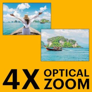 Kodak Pixpro WPZ2 Waterproof Shockproof Dustproof Built-in Wi-Fi 16MP 4X 2.7-Inch LCD Digital Camera with Digital Image Stabilization for Adventure Ready Users (Red)