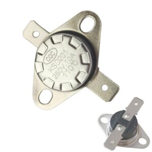 KSD201 110-0 Microwave Thermostat Fuse for GE Microwave Oven Coffee Maker Normally Closed Thermostat