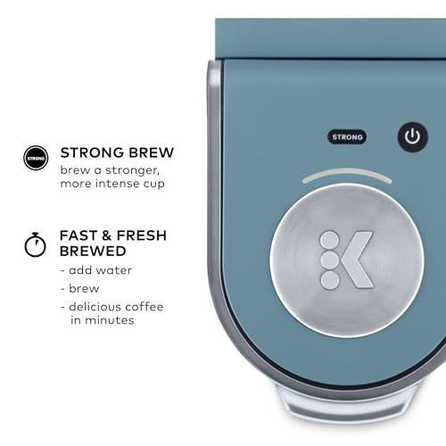 Keurig K-Mini Plus Single Serve K-Cup Pod Coffee Maker, with 6 to 12oz Brew Size, Stores up to 9 K-Cup Pods, Travel Mug Friendly, Evening Teal - Image 7