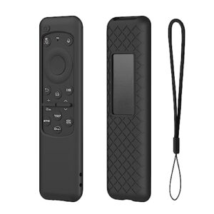 LEFXMOPHY TM2360E case for Samsung Remote Cover BN59-01432J BN59-01432A BN59-01432B 2023 Smart TV Solar Panel Controller, Black Silicone Sleeve