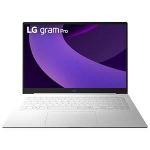 LG gram Pro 16-inch Thin and Lightweight Laptop Computer, AI-Enabled Intel Evo Edition Powered by Intel Core Ultra7(Series 2) 255H Processor, Windows 11 Home, 16GB RAM, 1TB SSD – Essence White