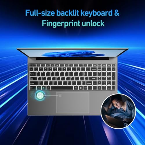 Laptop 15.6 inch Laptop Computers 32GB RAM 1TB SSD, Core i7 Processor (up to 3.4GHz), FHD 1080P Display, Backlit Keyboard, Fingerprint,Wi-Fi,HDMI, Win 11 Pro Laptops for Business,Student - Image 6