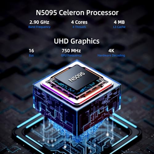 Laptop Computer 15.6", 2024 Laptops 8GB RAM, 256GB SSD Storage, Fingerprint Unlocking, N5095 CPU, Processors up to 2.9 GHZ, 5G WiFi/BT 4.2/HDMI, Traditional Laptop for Work, Study,Silver - Image 7