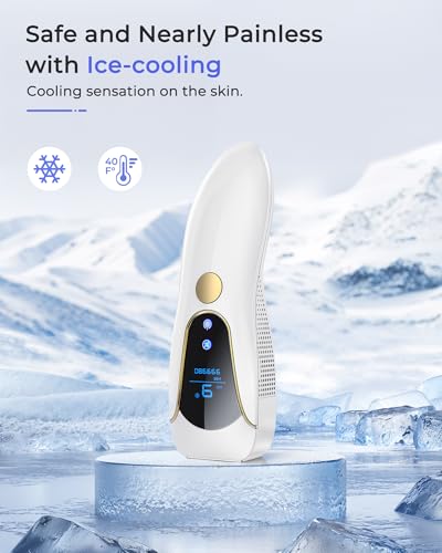 Laser Hair Removal for Women and Men, Air 15 Ice-cooling IPL Device Hair Removal for Nearly Painless & Long-Lasting Results From Home, 3 Modes & Auto Flashing for Fast Full Body Hair Removal - Image 3