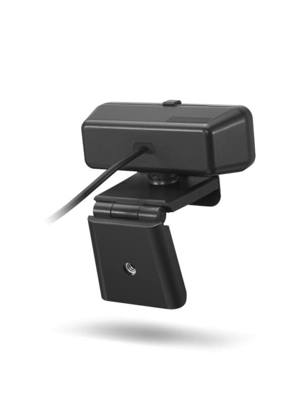 Lenovo Essential Full HD 1080P Webcam, Dual Microphone, No Driver 1.8m USB 2.0, Wide-Angle, Tilt-Control, 360-Degree Rotation, Black - Image 5