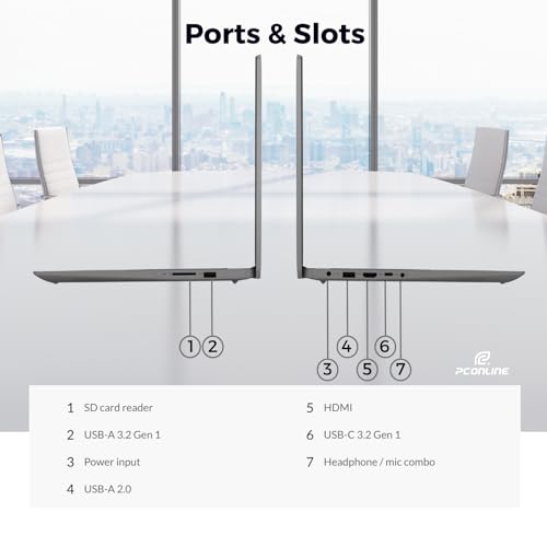 Lenovo IdeaPad 1 Student Laptop, 15.6" FHD Display, Intel Dual Core Processor, 12GB RAM, 512GB SSD + 128GB eMMC, 1 Year Office 365, Wi-Fi 6, Webcam, Bluetooth, SD Card Reader, Windows 11 Home, Grey - Image 6