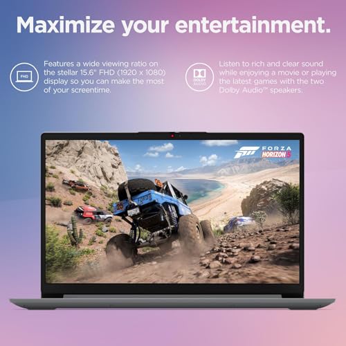 Lenovo IdeaPad 1 Student Laptop Computer, 15.6" FHD Display, Intel Dual Core Processor, 16GB DDR4 RAM, 256GB PCIe SSD, WiFi 6, Bluetooth 5.2, Type-C, Cloud Grey, Windows 11 Pro, Tichang - Image 5