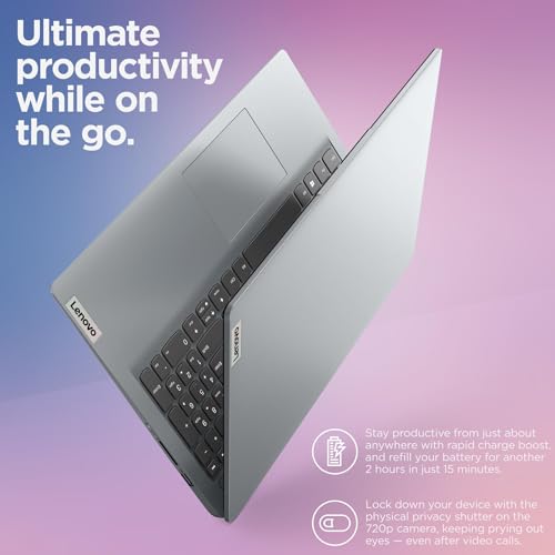 Lenovo IdeaPad 1 Student Laptop Computer, 15.6" FHD Display, Intel Dual Core Processor, 16GB DDR4 RAM, 256GB PCIe SSD, WiFi 6, Bluetooth 5.2, Type-C, Cloud Grey, Windows 11 Pro, Tichang - Image 7