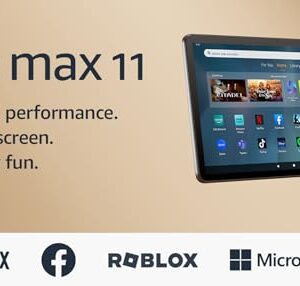 Like-New Amazon Fire Max 11 Tablet (64 GB, Gray) Case Bundle