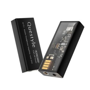 M15i Headphone Amplifier [MFi Certified] Portable USB DAC Amps with 4.4mm and 3.5mm Dual Outputs Supports PCM 768kHz/DSD512 High Resolution Lossless for Smartphones/PC/Laptops