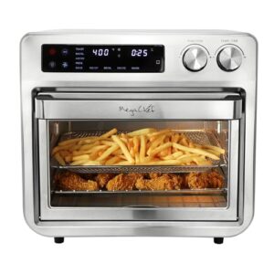 MegaChef 25 Quart Digital Electric Multi-Function Air Fryer and Counter Top Oven with Broil, Bake & Toast
