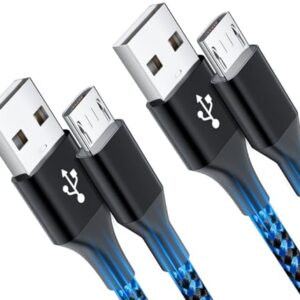 Micro USB Cable for Fire Tablet HD 7 8 10 4th 5th 6th 7th Generation,E-Readers,Samsung Galaxy Braided Phone Charger Fast Charging Cord 6 FT