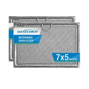 Microwave Filter,Filters for Kitchen Oven,Microwave Aluminum Grease Filter Replacement Fit for GE Model WB06X10608 Size Is 7″x 5″ Inches,Two Pack MAF-01