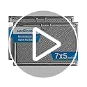 Microwave Filter,Filters for Kitchen Oven,Microwave Aluminum Grease Filter Replacement Fit for GE Model WB06X10608 Size Is 7"x 5" Inches,Two Pack MAF-01 - Image 8