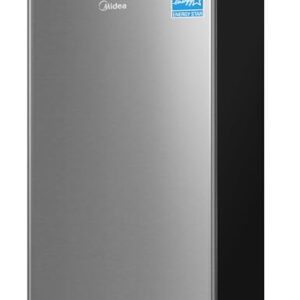 Midea MERM33S1AST 3.3 Cubic Feet Compact Refrigerator, Silver
