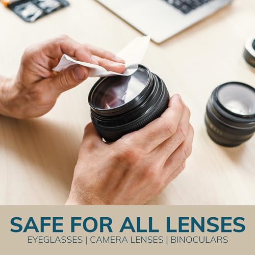 Mindful Design Lens Cleaning Wipes for Eyeglasses, 210ct - Individually Wrapped, Eye Glass Cleaning, Lens Wipes for Glasses/Sunglasses, Packaging May Vary - Image 4