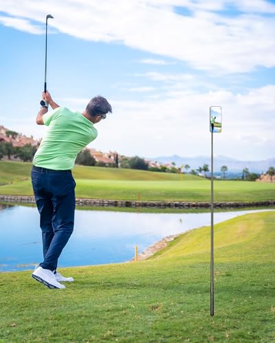 Monopod and Tripod Selfie Stick to Record Golf Swing Training Aid, Magnetic Golf Film Stick Adjustable Aluminum Compatible with Magsafe iPhone 16/15/14/13/12 Plus Pro Max Series - Image 5