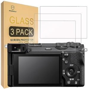 Mr.Shield [3-Pack] Screen Protector For Sony Alpha A6700 6700 Camera [Tempered Glass] [Japan Glass with 9H Hardness] Screen Protector