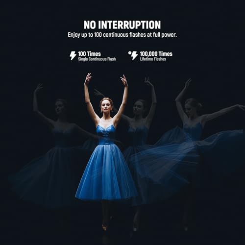 NEEWER Z2PRO-N 2.4G TTL Round Head Flash Speedlite Compatible with Nikon, Wireless Compatible with Godox, 76Ws 1/8000s HSS, Upgraded UI, TTL/M TCM Switch, 7.2V/3000mAh Battery, 600 Full Power Flash - Image 4