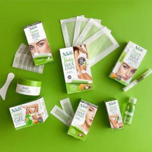 Nad’s Body Wax Strips Hair Removal For Women All Skin Types, 20 Waxing Strips + 4 Calming Oil Wipes