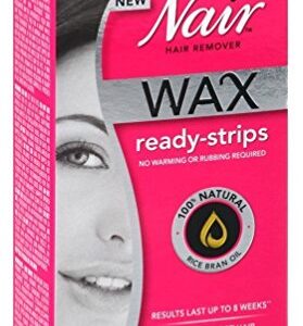 Nair Hair Remover Wax Ready-Strips 40 Count Face/Bikini (6 Pack)