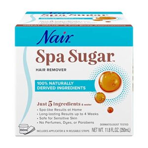 Nair Spa Sugar Wax Hair Remover Kit, 11.8 Oz Container