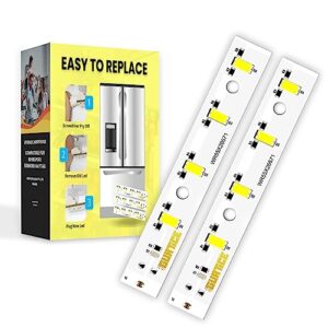 New Upgraded 2 Pack WR55X26671 PS11767930 AP6035586 Led Light Board Compatible for GE Refrigerator Replace 4468532 EAP11767930 LED3344588