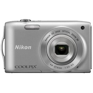 Nikon Coolpix S3300 16 Megapixel Digital Camera – Silver