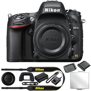 Nikon D610 24.3 MP CMOS FX-Format Digital SLR Camera (Body Only)