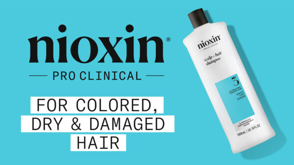 Nioxin System 3 Scalp + Hair Thickening Shampoo for Colored, Dry, & Damaged Hair with Light Thinning | Maintain Vibrant Color | Cleanse, Strengthen & Nourish with Niacinamide & Biotin - Image 8