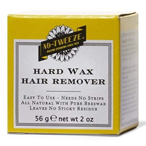 No-Tweeze Classic Hard Wax Hair Remover – Easy To Use, Needs No Strips, 2 oz, 1-pack