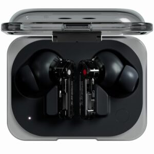 Nothing Ear (a) Wireless Earbuds with ChatGPT Integration, 45dB Hybrid Noise Cancelling Earbuds, Hi-Res Audio, Advanced Equaliser, Dual Connect, 6 Mics,42.5H Playtime Ear buds Wireless Bluetooth Black
