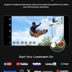 OBSBOT Tail Air & Smart Remote Combo, Streaming Camera with AI Tracking PTZ, Intelligent APP, Gesture Control, HDMI/USB-C/Wireless Webcam, Video Cameras for Filming, Worship, Content Creator, etc.