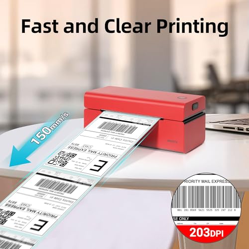 ORGSTA USB Shipping Label Printer - T001 4x6 Thermal Label Printer for Small Business, High Speed Label Printers for Shipping Package, Used for Ebay, Amazon, Shopify, Etsy, USPS, FedEx(USB Only) - Image 5