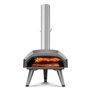 Ooni Karu 12 Multi-Fuel Outdoor Pizza Oven – 12 Inch Pizzas in 60 Seconds – Portable Wood and Gas Fired Pizza Oven with Pizza Stone, Dual Fuel Ooni Pizza Oven