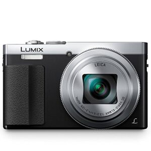 PANASONIC LUMIX ZS50 Camera, 30X LEICA DC Vario-ELMAR Lens, 12.1 Megapixels, High Sensitivity Sensor, Eye Viewfinder, DMC-ZS50S (USA SILVER)