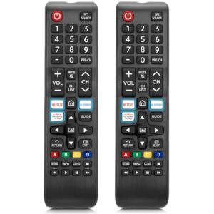 (Pack of 2) Universal Remote Control for Samsung TV,Replacement Remote for All Samsung Smart LCD LED Curved HDTV 3D TVs