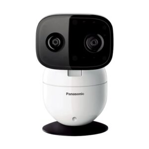 Panasonic Video Baby Monitor with Remote Pan/Tilt/Zoom, Extra Long Range, Secure Connection and Portable, 2 Way Talk & Lullaby or Noises – Add-On Camera KX-HNC301W