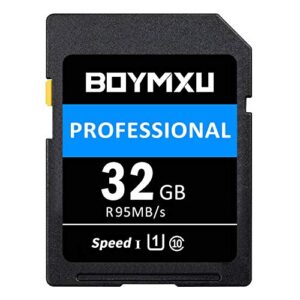 Professional 1000 x Class 10 UHS-I U3 Memory Card – 32GB, Compatible with Computers, Cameras and Camcorders, Up to 95MB/s Read Speed, Blue/Black