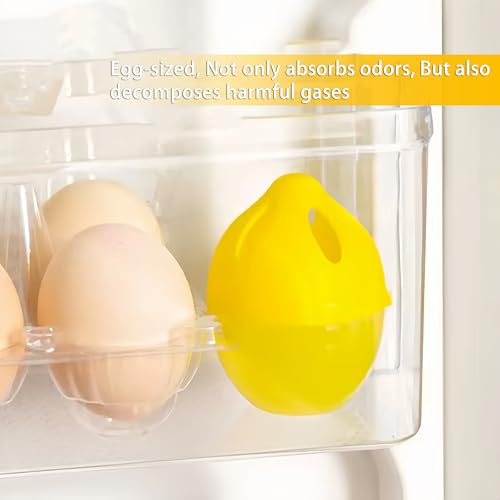 Refrigerator Deodorizer, Fridge Deodorizer More Effective Than Baking Soda, Refrigerator Odor Absorber for Refrigerator Freezer and Freezer Compartments, Natural Gel，(4 Pcs/Lemon Flavor) - Image 5