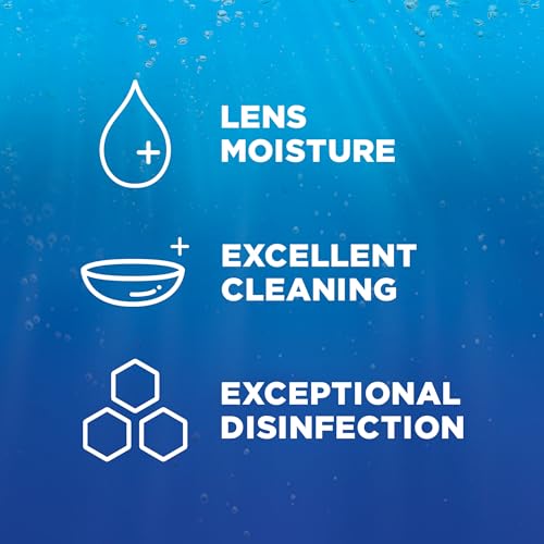 Renu Contact Lens Solution, Advanced Formula, Multi-Purpose Solution with Lens Case, Gently Cleans, Disinfects, Moisturizes & Hydrates Soft Lenses, 16 Fl Oz (Pack of 2) + Travel Size 2 Fl Oz - Image 4