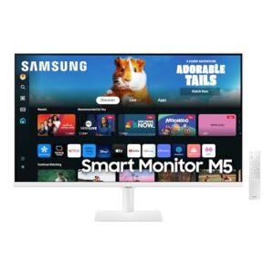 SAMSUNG 32-Inch M5 (M50D) Series FHD Smart Monitor with Streaming TV, Speakers, HDR10, Gaming Hub, Multiple Ports, Workout Tracker, Vision Accessibility Tools, LS32DM501ENXZA, 2024