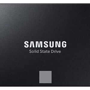 SAMSUNG 870 EVO 4TB 2.5 Inch SATA III Internal SSD (MZ-77E4T0B/AM) , Black