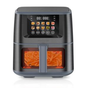 SEEDEEM Max XL Air Fryer 8QT, 10-in-1 Digital Air Fryer Oven with Color Touchscreen & Viewing Window, Toaster Oven Combo for Broil, Roast, Dehydrate, Bake – Gary