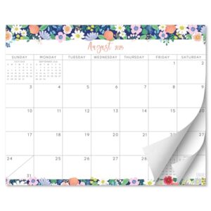 S&O Floral Magnetic Fridge Calendar from July 2025-Dec 2026 – Tear-Off Refrigerator Calendar to Track Events & Appointments – 18 Month Magnetic Planner for Fridge for Easy Planning – 8″x10″ in.