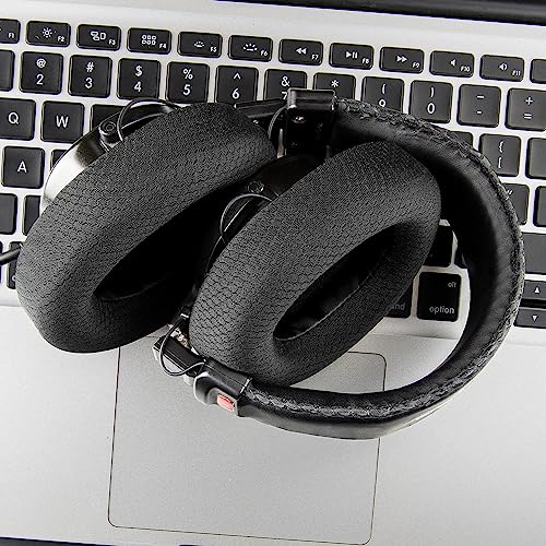 SOULWIT Mesh Fabric Replacement Earpads for Sony MDR-7506 MDR-V6 MDR-V7 MDR-CD900ST Monitor Headphones, Ear Pads Cushions with Softer High-Density Foam - Black - Image 8