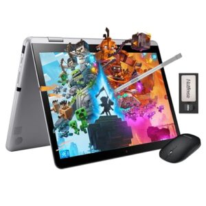 Samsung 12.2″ FHD 2-in-1 Touchscreen Chromebook Plus Laptop for Business&Students, Intel Dual-Core, 4GB RAM, 224GB Storage(64GB eMMC+160GB Docking Station Set), Stylus Pen, Wireless Mouse, Silver