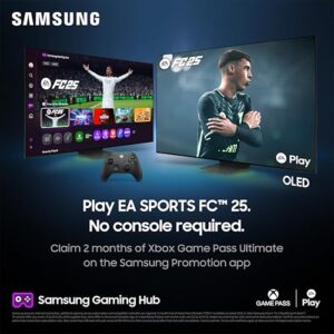 Samsung 50-Inch Class Crystal UHD U8000F 4K Smart TV (2025 Model) Endless Free Content, Crystal Processor 4K, MetalStream Design, Knox Security, Alexa Built-in